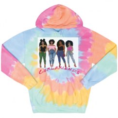 Unisex Tie-Dye Fleece Hoodie