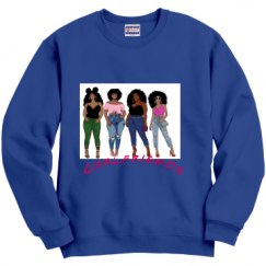 Unisex Film and Foil Crewneck Sweatshirt