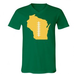 Unisex V-Neck Jersey Tee