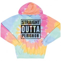 Unisex Tie-Dye Fleece Hoodie