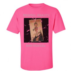 Unisex Ultra Cotton Safety Neon Crewneck Tee