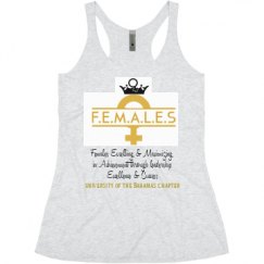 Ladies Slim Fit Super Soft Racerback Triblend Tank