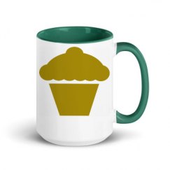 15oz Ceramic Mug with Color Inside