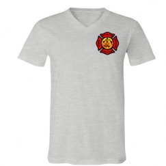 Unisex V-Neck Jersey Tee