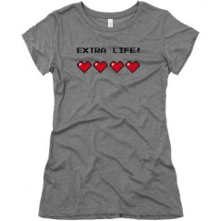 Ladies Slim Fit Super Soft Triblend Tee