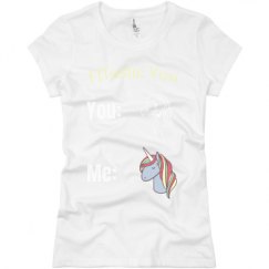 Ladies Slim Fit Basic Promo Jersey Tee