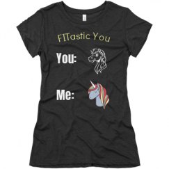 Ladies Slim Fit Super Soft Triblend Tee