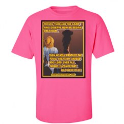 Unisex Ultra Cotton Safety Neon Crewneck Tee