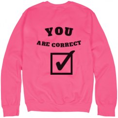 Unisex Neon Crewneck Sweatshirt