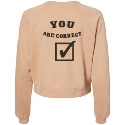 Women's Raglan Pullover Fleece