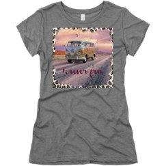 Ladies Slim Fit Super Soft Triblend Tee