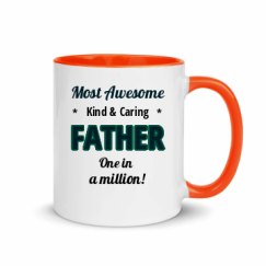 11oz Ceramic Mug with Color Inside