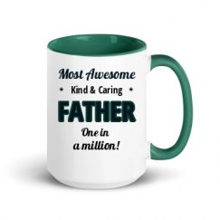 15oz Ceramic Mug with Color Inside