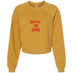 Women's Raglan Pullover Fleece