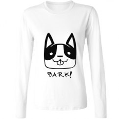 Ladies Relaxed Fit Basic Long Sleeve Tee