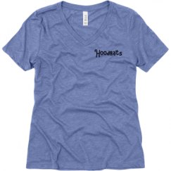 Ladies Relaxed Fit Super Soft Triblend V-Neck Tee