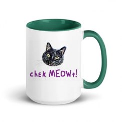 15oz Ceramic Mug with Color Inside