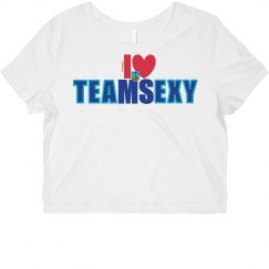 I ❤ Montserrat: Team Sexy (red top)