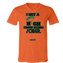 Unisex V-Neck Jersey Tee