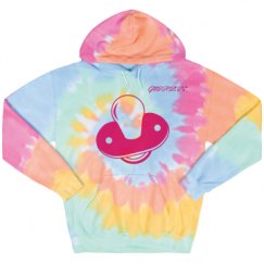 Unisex Tie-Dye Fleece Hoodie