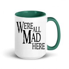 15oz Ceramic Mug with Color Inside