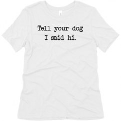 Ladies Relaxed Fit Super Soft Triblend Tee