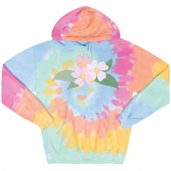 Unisex Tie-Dye Fleece Hoodie