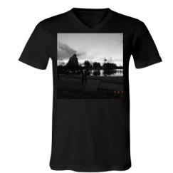 Unisex V-Neck Jersey Tee