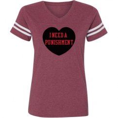 Ladies Relaxed Fit Vintage Sports Tee