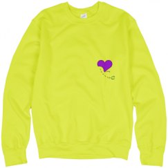 Unisex Neon Crewneck Sweatshirt