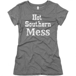 Ladies Slim Fit Super Soft Triblend Tee