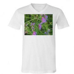 Unisex V-Neck Jersey Tee