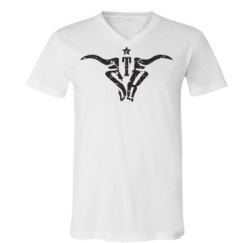 Unisex V-Neck Jersey Tee