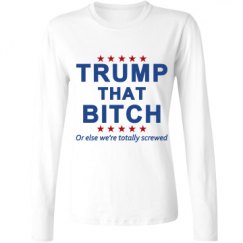 Ladies Relaxed Fit Basic Long Sleeve Tee