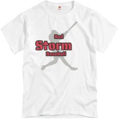 Red Storm Baseball Sillouette