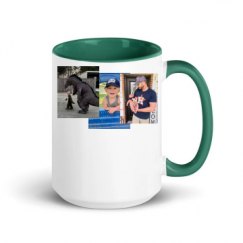 15oz Ceramic Mug with Color Inside