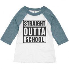 Toddler 3/4 Sleeve Raglan Tee