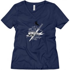Ladies Relaxed Fit V-Neck Tee