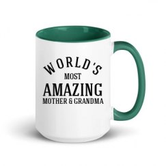 15oz Ceramic Mug with Color Inside