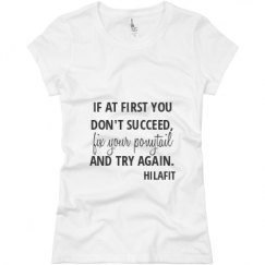 Ladies Slim Fit Basic Promo Jersey Tee
