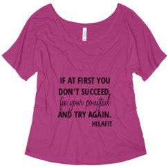 Ladies Flowy Slouchy Tee