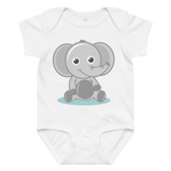 Cute Elephant Infant Onesie