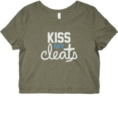 Ladies Slim Fit Crop Top Tee