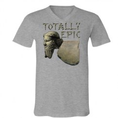 Unisex V-Neck Jersey Tee