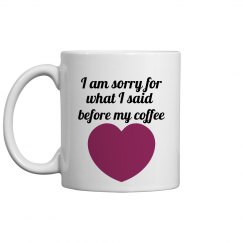 Coffee mistake mug