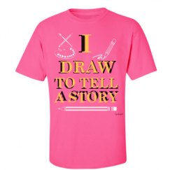 Unisex Ultra Cotton Safety Neon Crewneck Tee