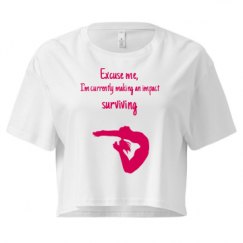 Ladies Festival Cali Crop Top Tee