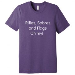 Guard Rifles, Sabres, and Flags