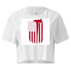 Ladies Festival Cali Crop Top Tee