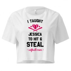 Ladies Festival Cali Crop Top Tee